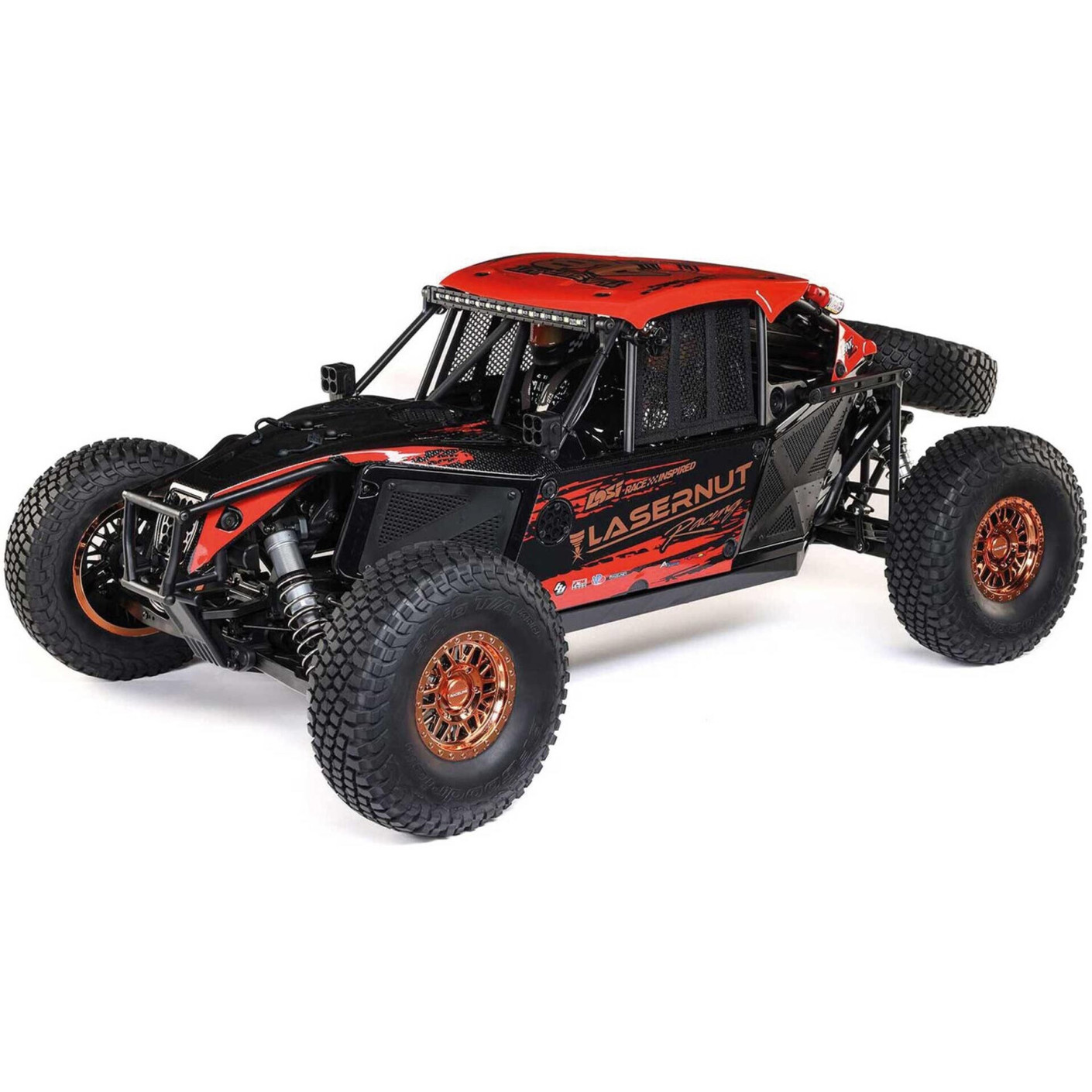 Losi 1/6 8IGHT Super Lasernut 6S 4X4 RTR Brushless Desert Buggy - Rot (LOS04019)