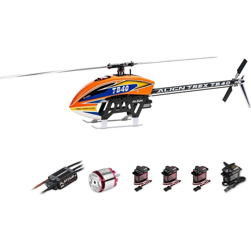 Align T-Rex TB40 Combo Set - Hochleistungs RC-Heli für Enthusiasten