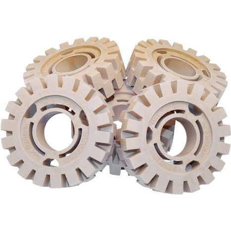 HAZET Folienradierer 9033-6 – Hochwertiger Radierer für Folien, 5er Set
