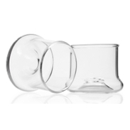 Sterile Glaskappe für Nährbodenflaschen - Ø 46mm