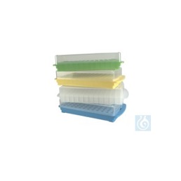 Combi-Rack mit Schnappdeckel für 96 Reaktionsgefäße - Grün | Ideal für PCR-Tests