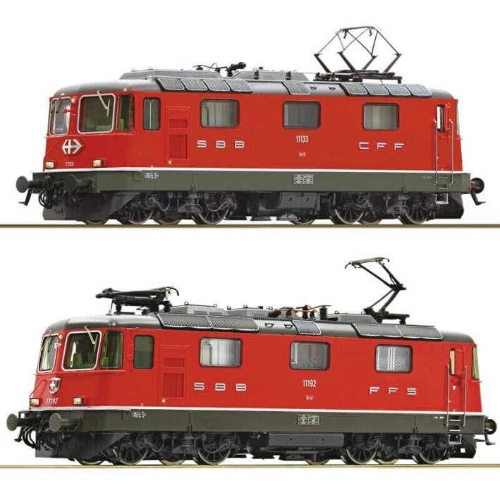 Roco H0 E-Lok 2er Set Re 4/4 II 11133 & 11192 - SBB Ep. V-VI