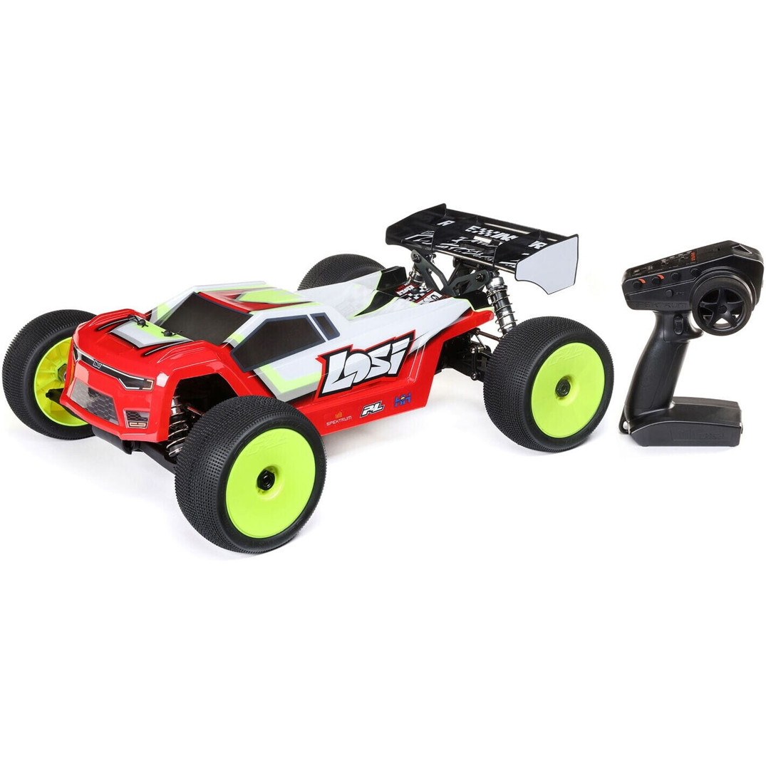 Losi 1/8 8IGHT-XTE 4S 4X4 RTR Brushless Truggy - Clear (LOS04020)