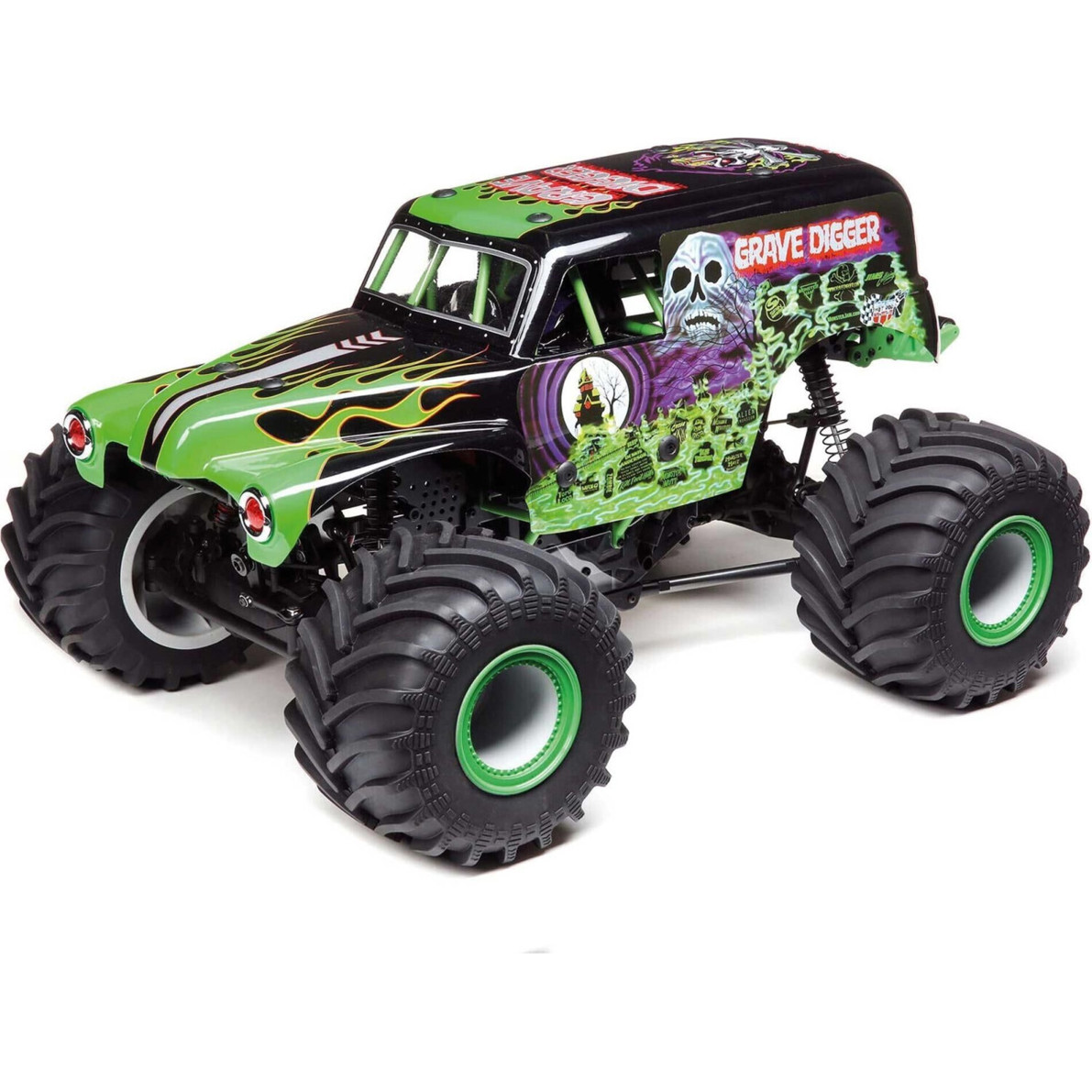 Losi LMT 4WD Solid Axle Monster Truck - Grave Digger RTR in Grün (LOS04021T1)