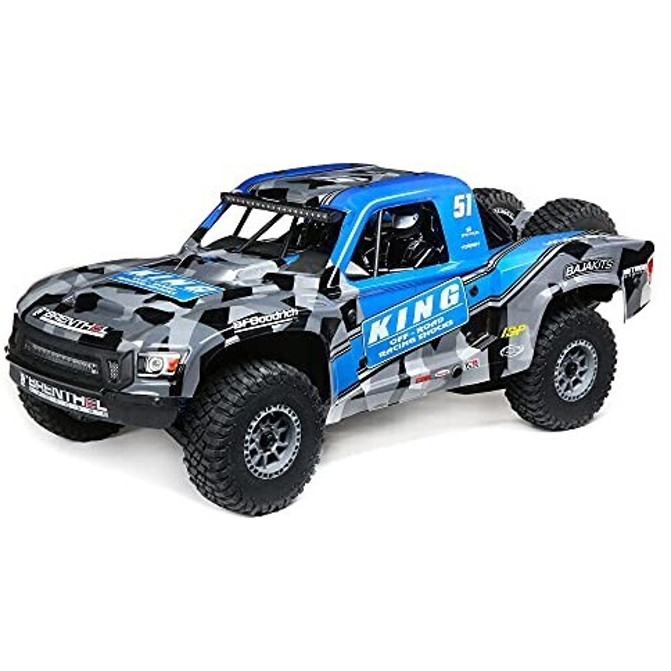 Losi Super Baja Rey 2.0 1/6 4WD Brushless Desert Truck - RTR, Blau (LOS05021T2)