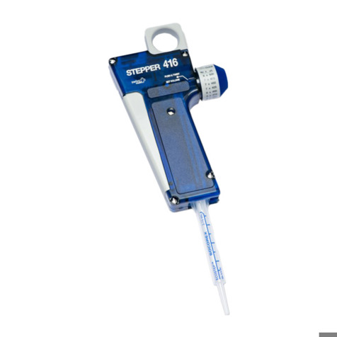 Socorex® Stepper™ 416 Repetierpipette - 10 | 5000 µl - Inkl. 3 Einstellköpfen