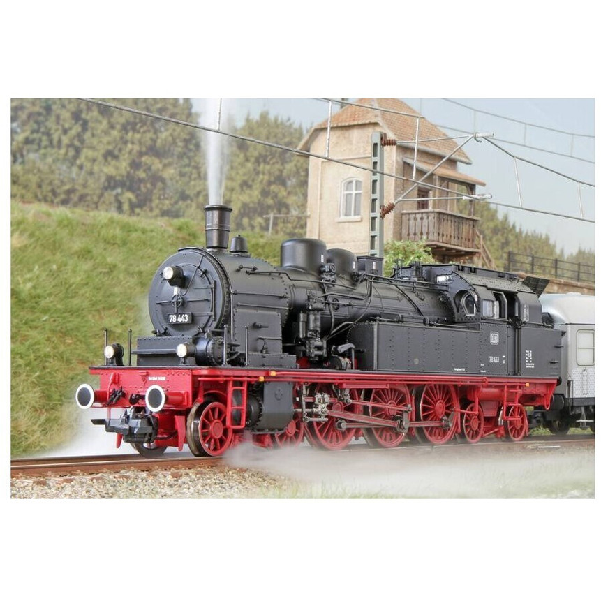 ESU H0 Dampflok T18 078 164 DB - Schwarz - Epoche IV (Vorbildzustand um 1971)