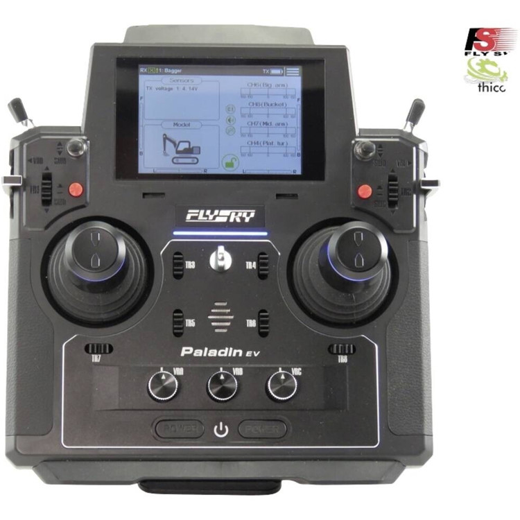 Flysky Paladin PL18EV - 2,4GHz Pult-Fernsteuerung mit 18 Kanälen für RC-Modelle