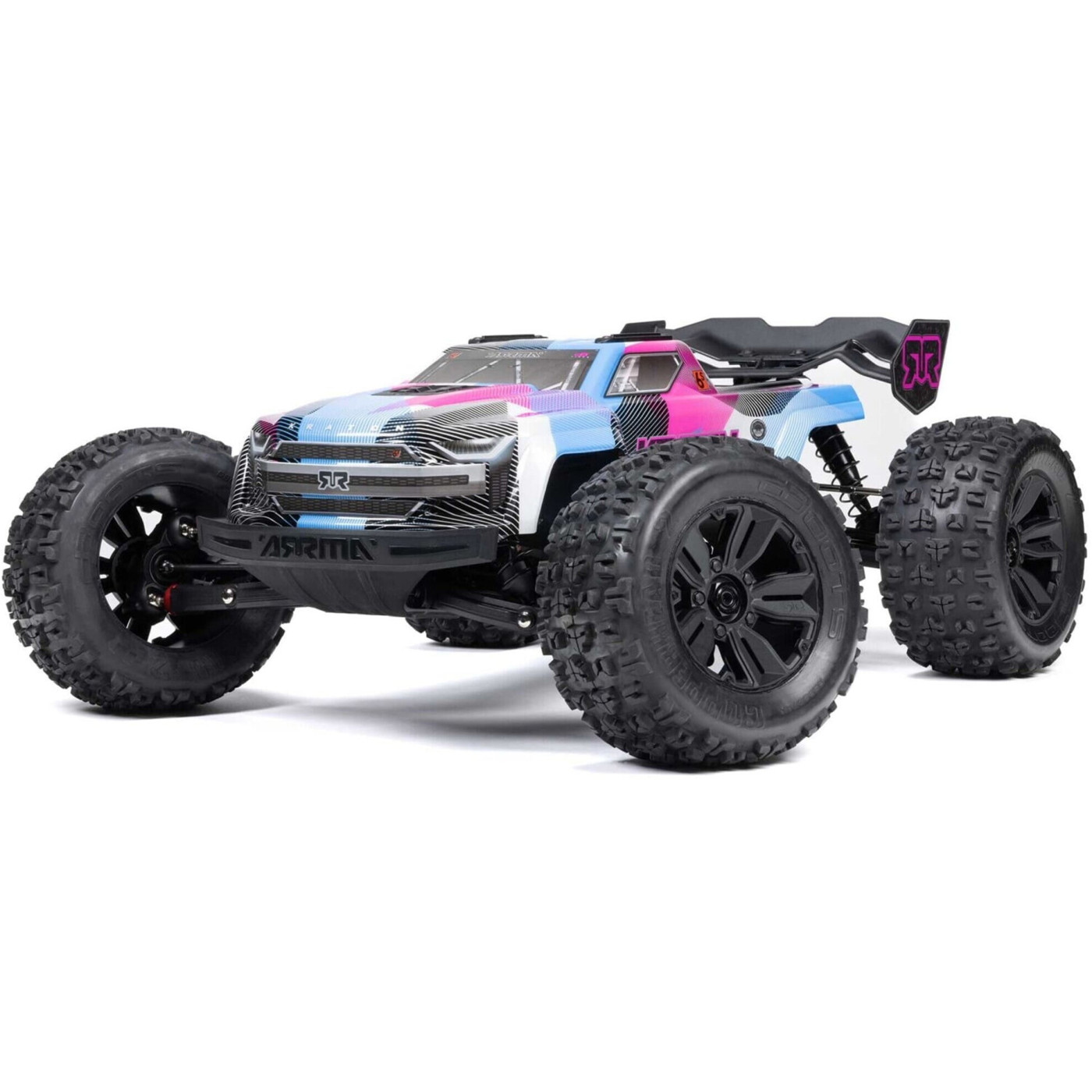 ARRMA 1/8 KRATON 6S V6 4X4 BLX BL Speed Monster Truck RTR - Blau/Pink