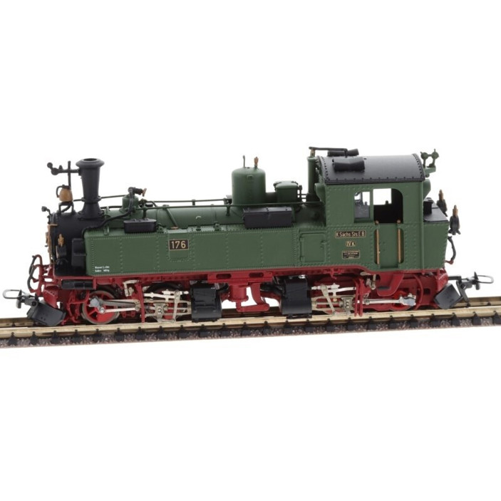 Bemo Modelleisenbahn Dampflok 99 (54-60) sächs. IVK 176 - Hochwertiges Modell für Sammler