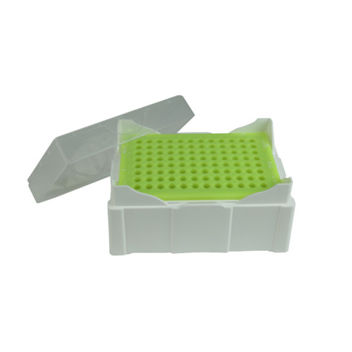 CellCamper® Kryo-Rack mit Farbumschlag für 96 PCR-Röhrchen - Optimale Aufbewahrung und Organisation