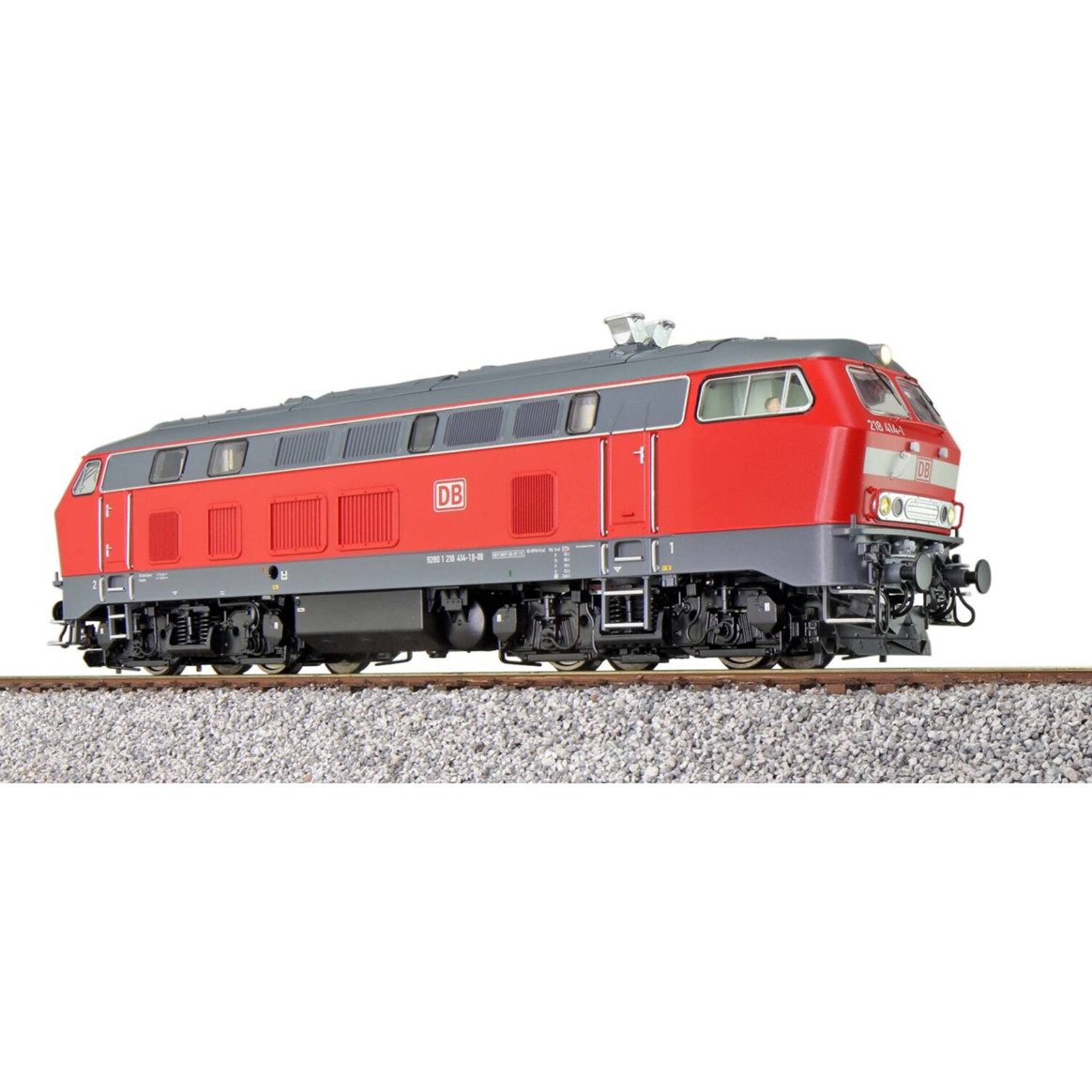 ESU H0 Diesellok BR 218 mit Sound & Rauch - AC/DC | Deutsche Bahn | Epoche VI (31017)