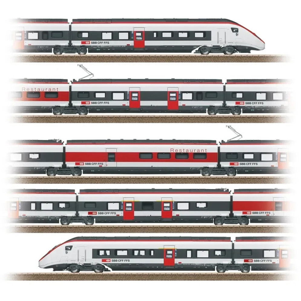 Trix Hochgeschwindigkeits-Triebzug RABe 501 Giruno (T25810) - Modelleisenbahn