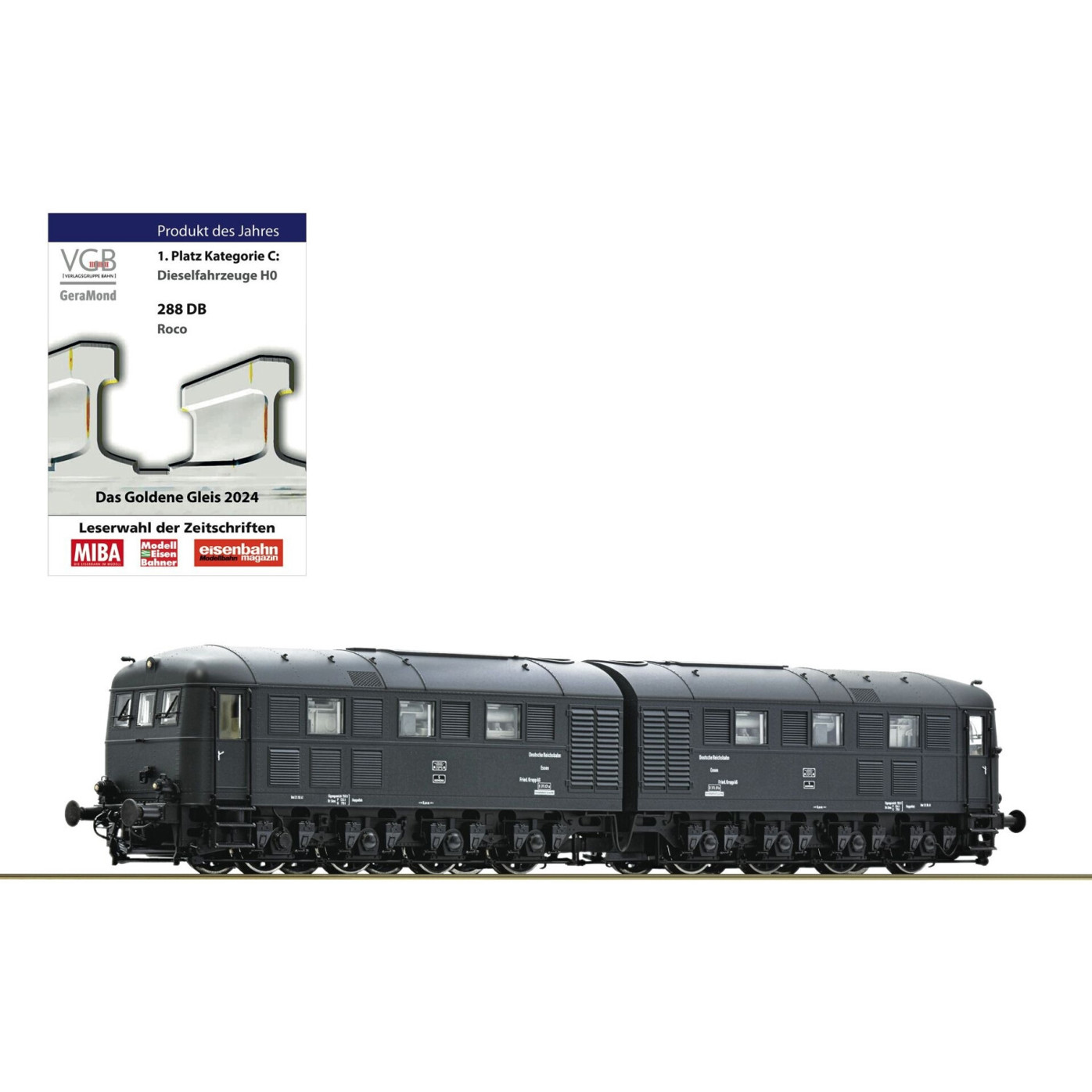 Roco D311.01 Dieselelektrische Doppellokomotive Spur H0 - Modellbahn