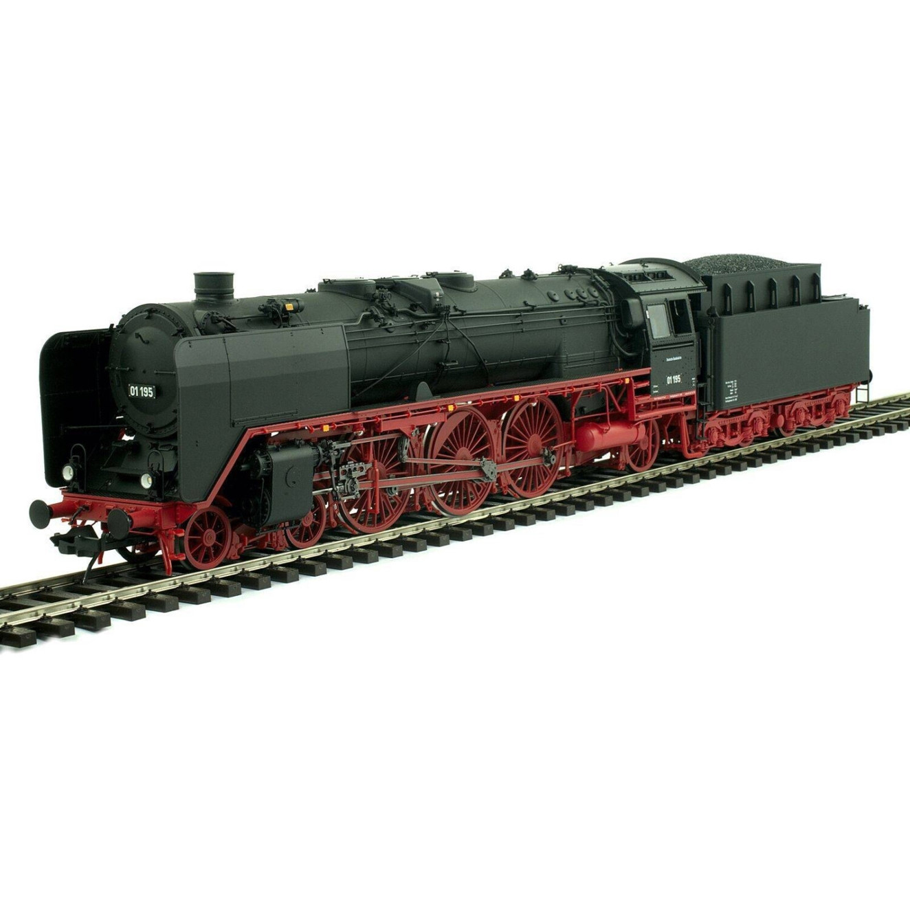 Lenz SPUR 0 Dampflok BR01 195 mit Wagner Windleitblechen - Deutsche Bahn - Epoche III (40201-01)