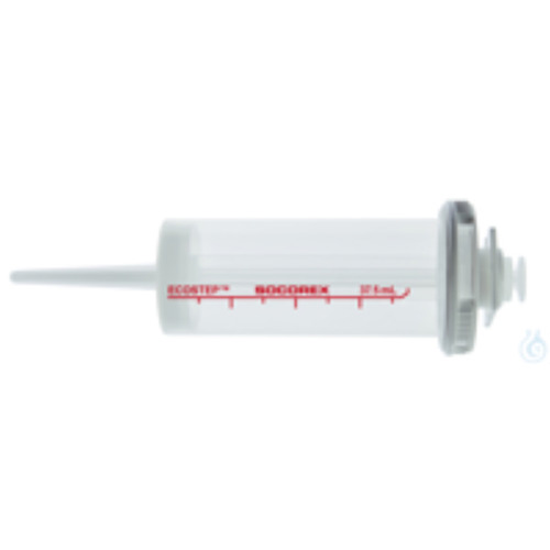 Socorex Ecostep™ Rot 37,5 ml Spritzen für Stepper 411 | Präzise Volumenbereich: 500-5000 µl | Verpackungseinheit: VE