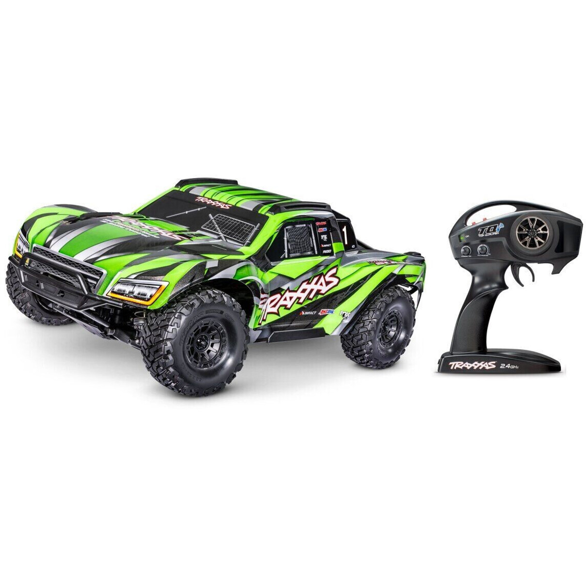 Traxxas MAXX Slash 1/8 Brushless Short Course Truck 4x4 RTR - Grün (102076)