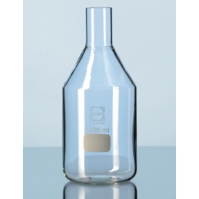 DURAN® Nährbodenflasche mit Metallkappen - 500 ml