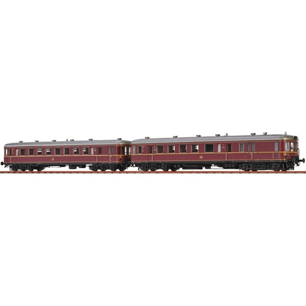 Brawa VT60 523 Triebwagen m. Steuerwagen VS 233 | DB | Ep. III | DC-Sound-Extra | Modelleisenbahnen (44726)