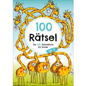 XXL-Rätselblock für Kinder ab 4 Jahren – 100 spannende Rätsel für Freizeit und Urlaub in DIN A5 | Labyrinthe, Punkt zu Punkt, Finde den Fehler, Ausmalbilder & mehr | Ideales Übungsheft zur Förderung der Stärken