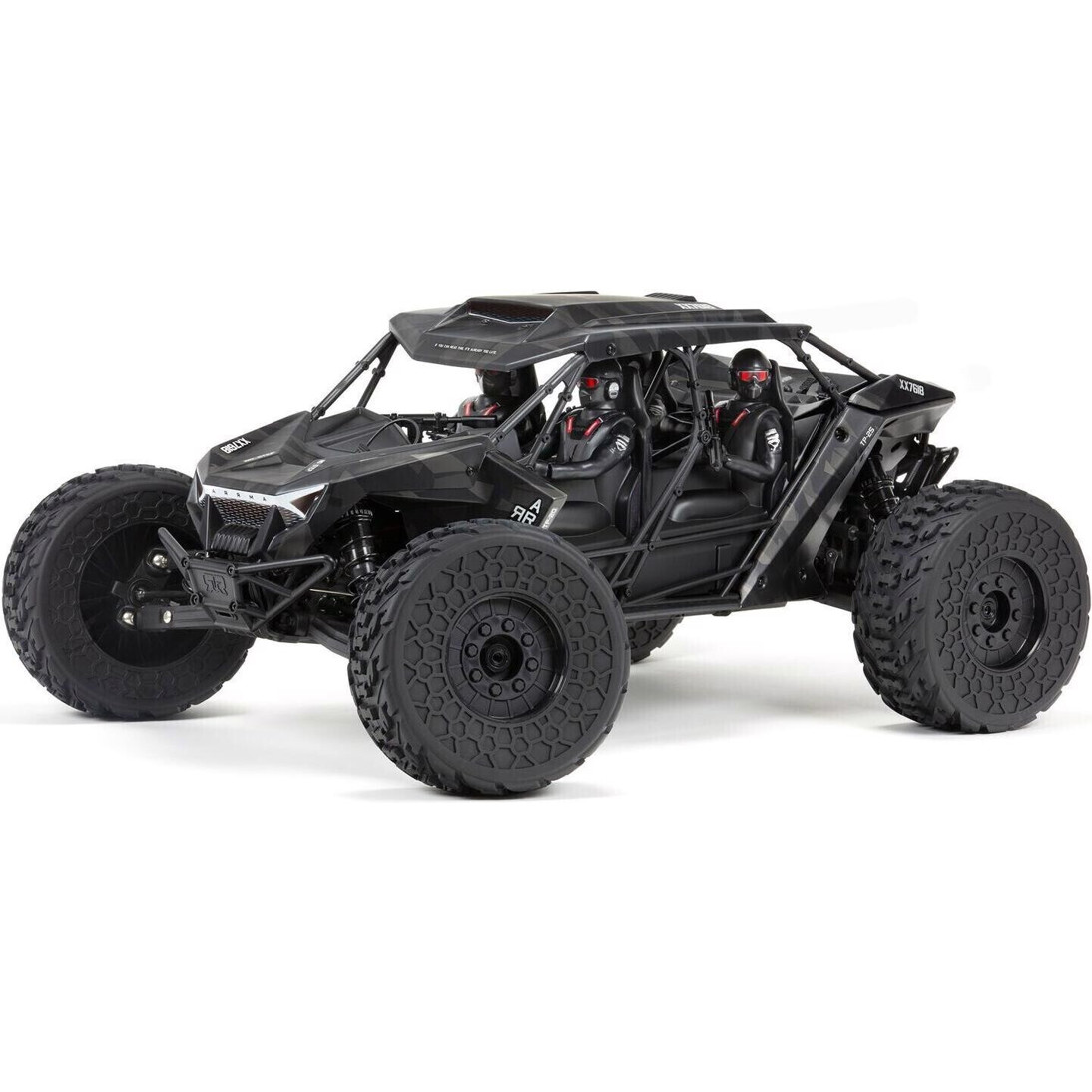 ARRMA Fireteam 6S 4WD BLX RTR - Geschwindigkeits Assault Modell in Schwarz