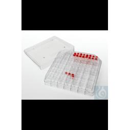 SP Bel-Art PCR Tube Freezer Storage Box - For 0.2ml Tubes | 144 Place Capacity (Pack of 5)
