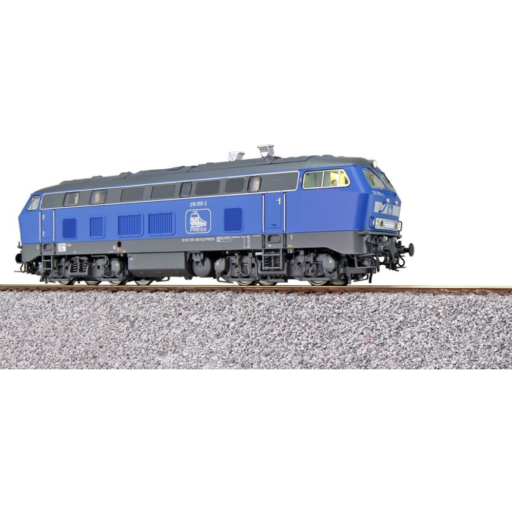 ESU Diesellok 218 055 Press - Blau - Ep VI - Sound & Rauch - DC/AC (31009)