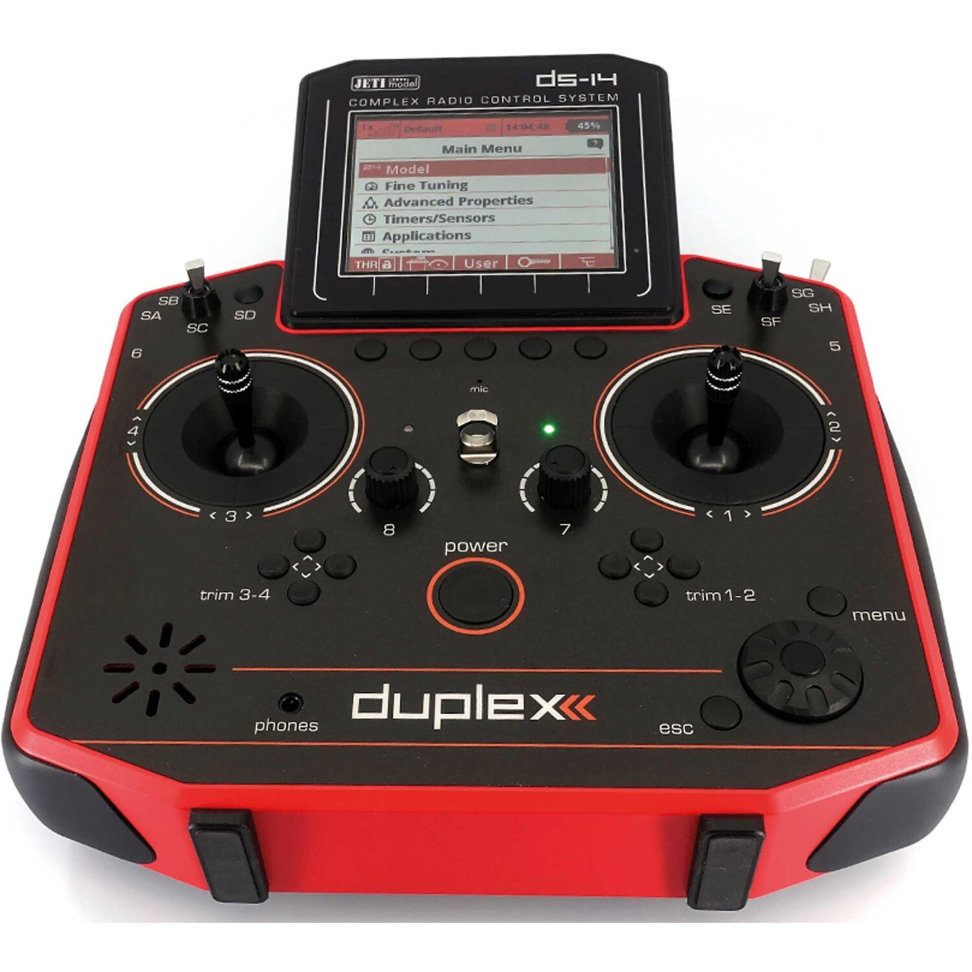 Jeti DS-14 II Rot Multimode RC-Fernsteuerung (80001692)