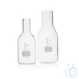 DURAN® Nährbodenflasche mit geradem Rand für Glaskappen | Ideal für Laborglaswaren