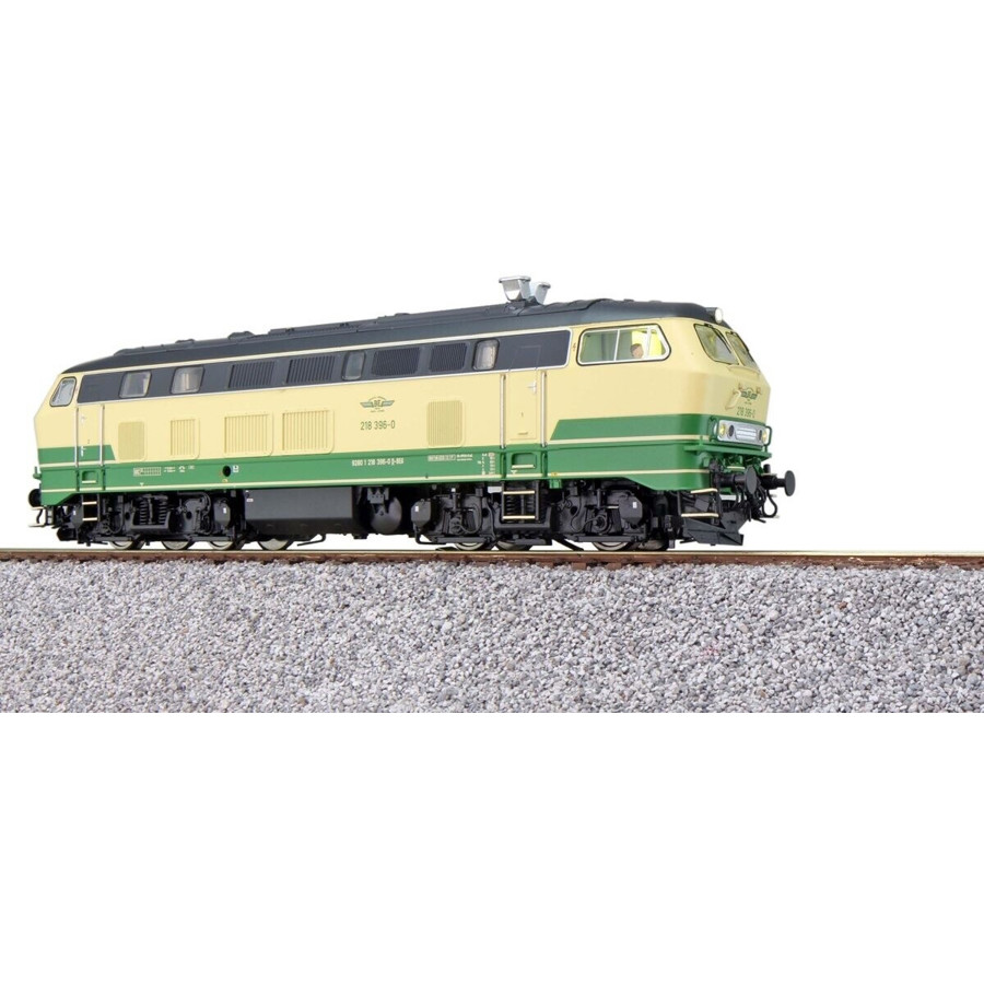 ESU Diesellok 218 396 Brohltalbahn - Beige/Grün - Ep VI - Sound & Rauch - DC/AC (31008)