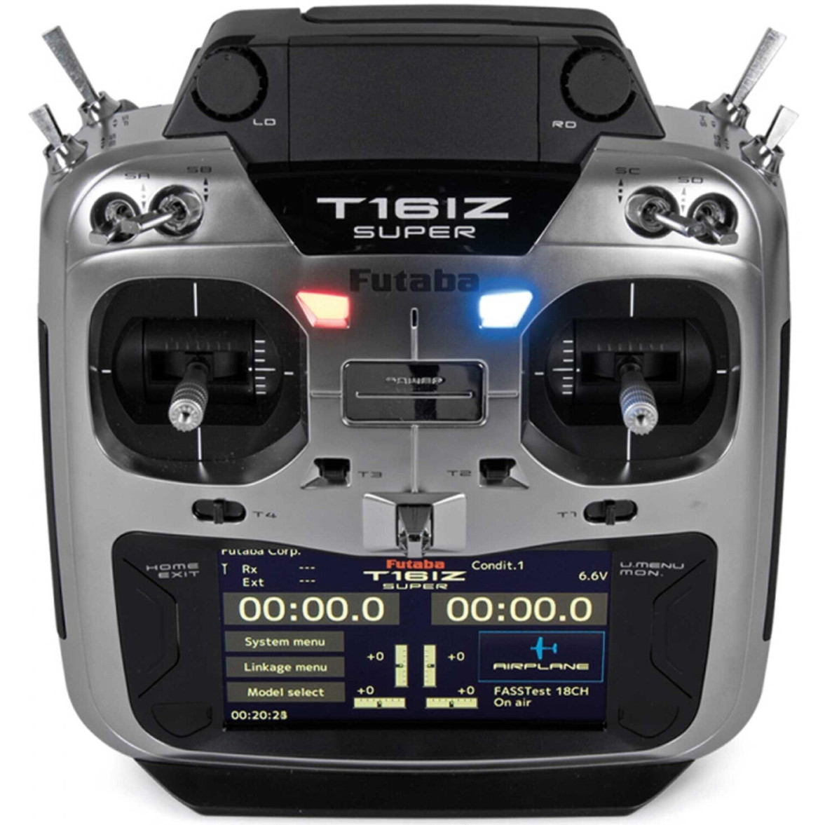 Futaba T16IZ SUPER Mode-2 | RC-Fernsteuerung mit Akku - FASSTest T-FHSS S-FHSS (FP05003194-3)