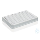 PCR-Platte 96-Well - Rigid Frame - PC/PP - Gefrostet mit niedrigem Profil - VE: 50 Stück