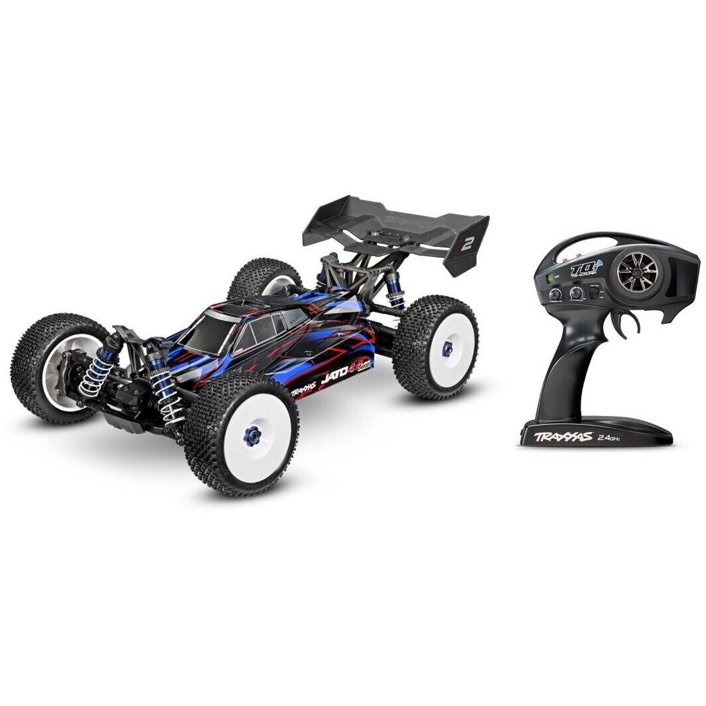 Traxxas TRX Jato 4x4 VXL 4S Brushless HD RTR - Blau (TRX90386-4-BLUE)