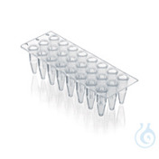 24-Well PCR-Platte für qPCR - farblos, 0,2 ml, ohne Rahmen, erhöhte Wells (VE=40)