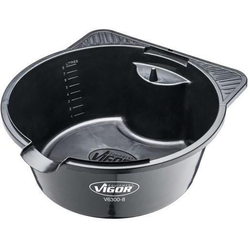 VIGOR Öl-Ablasswanne 8L - V6300-8 - 370mm | Altölauffangwanne